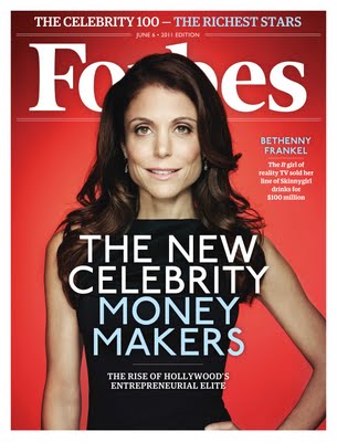 bethenny frankel forbes cover. Click image for full Forbes